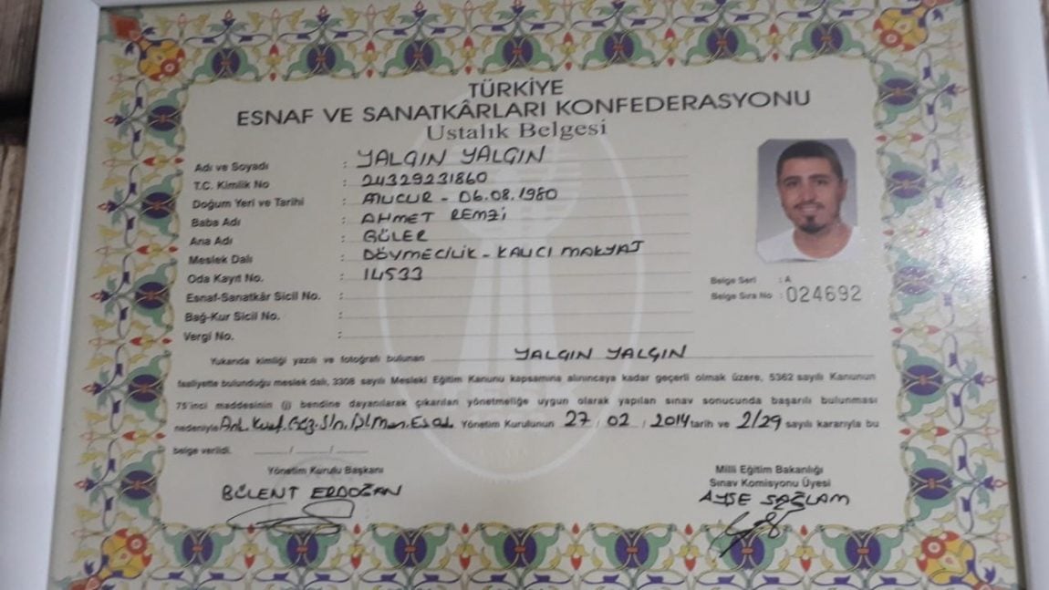 Ustalık Belgesi
